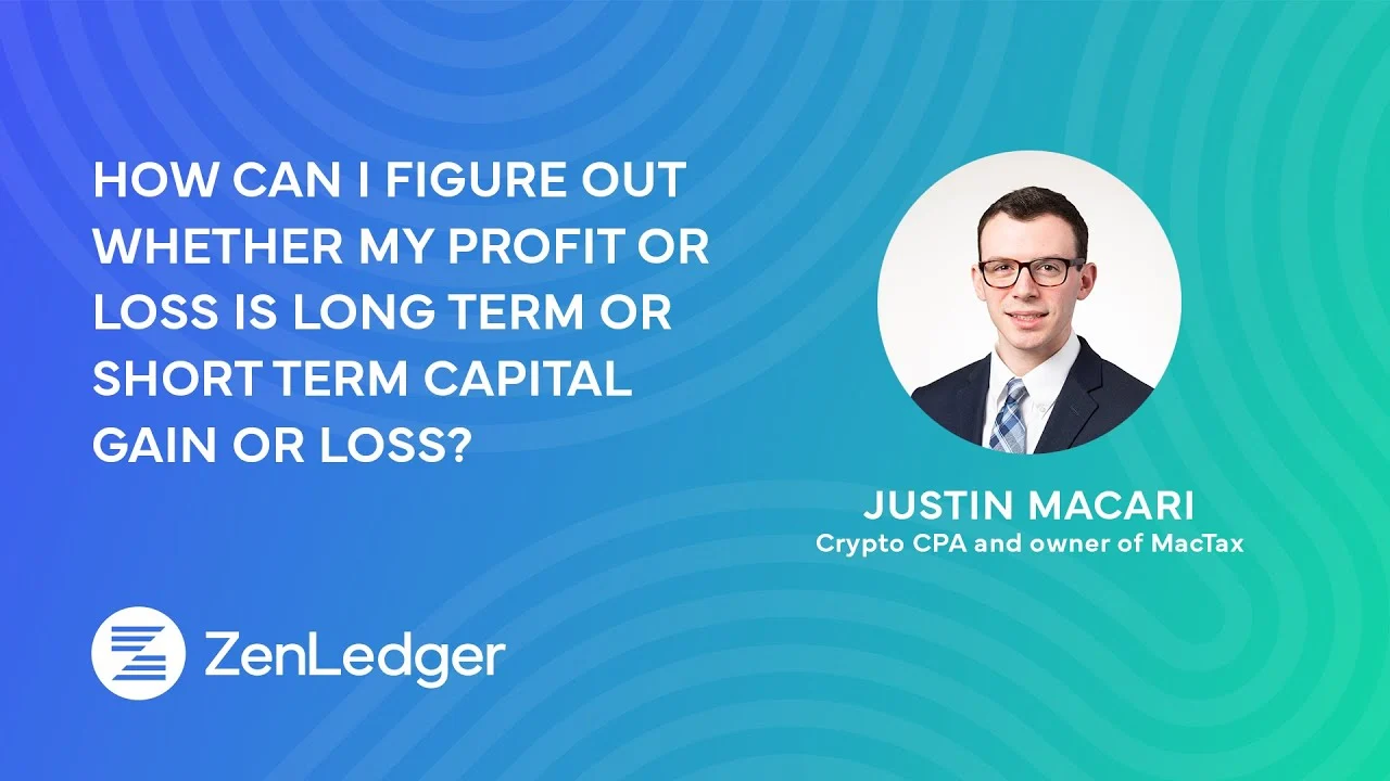 Short Term vs Long Term Capital Gains or Loss w/ Justin Macari